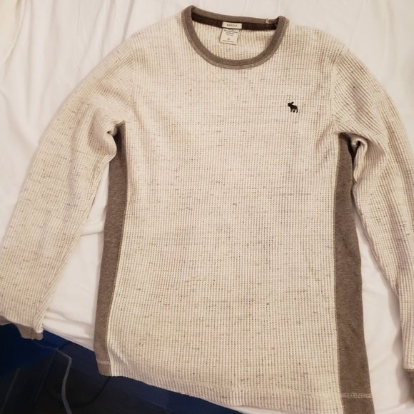 Abercrombie and Fitch long-sleeve waffle shirt (S) - Picture 1 of 1